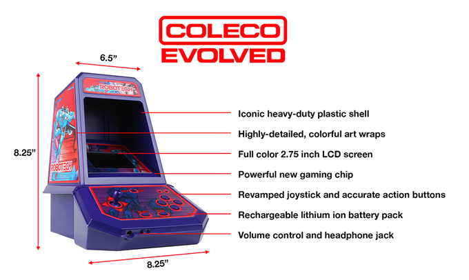 robotech coleco mini arcade game