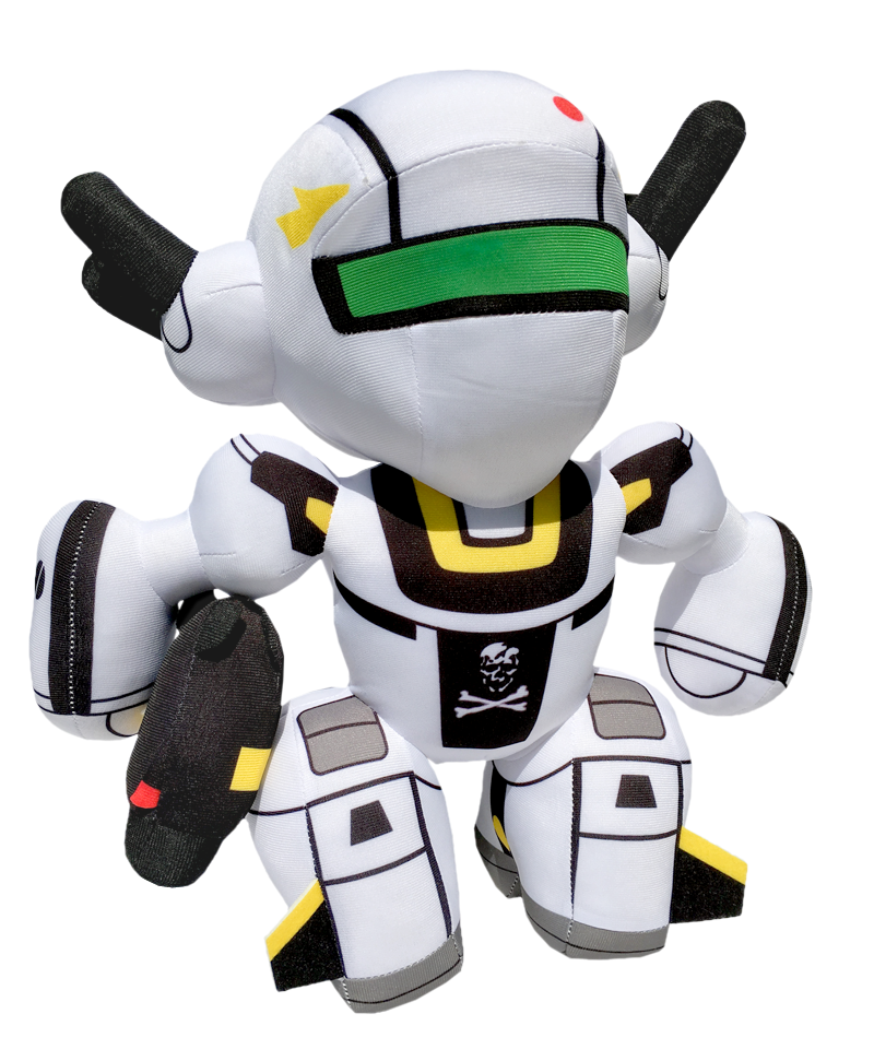 Robotech   News   Skull Leader Battloid Plush Now Shipping!